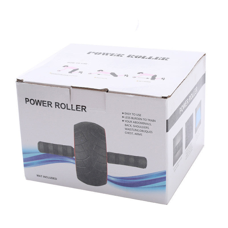Silent Single-Wheel Ab Roller – Home Fitness & Core Muscle Trainer