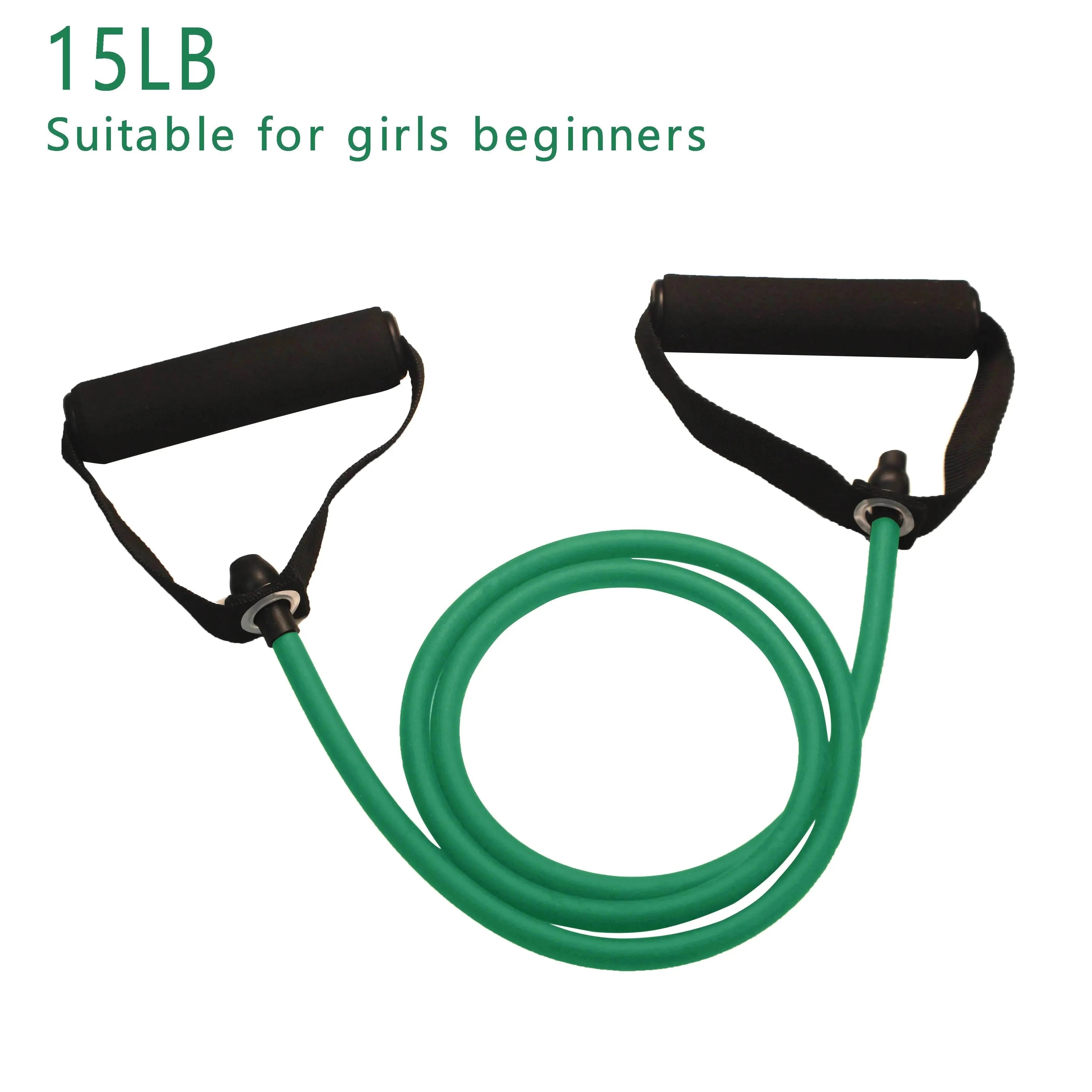 Workout Resistance Bands With Handles Training Equipment At Home