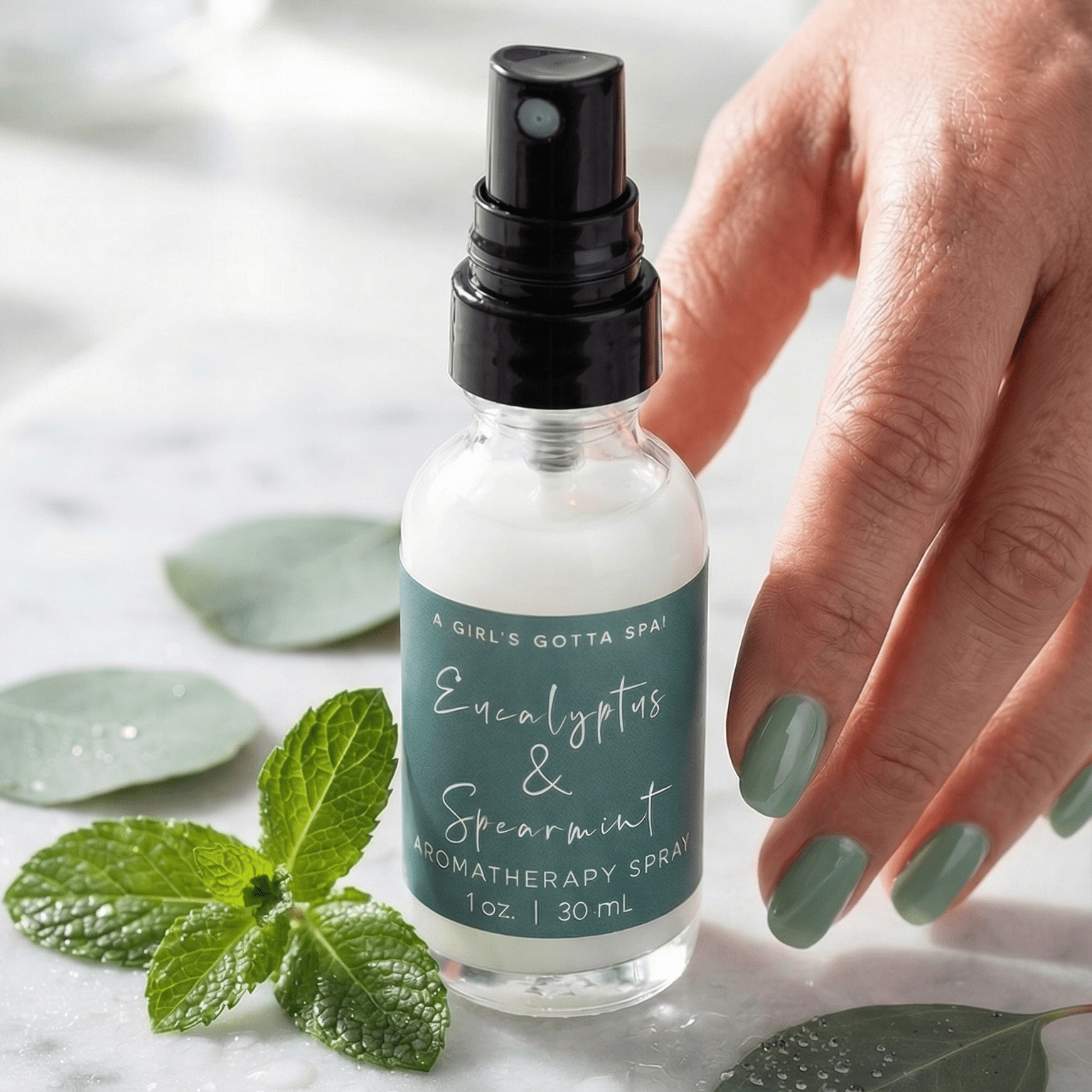 Eucalyptus and Spearmint Aromatherapy Spray