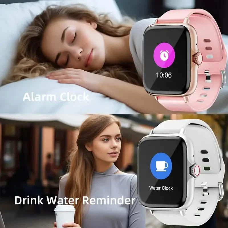 Full Touch Screen Smart Watch – Activity Tracker, Calls & Messages, Pedometer