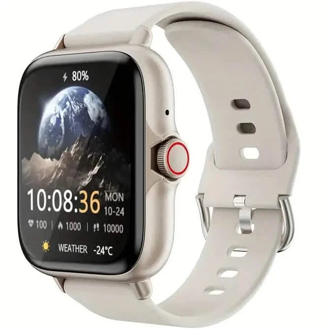 Full Touch Screen Smart Watch – Activity Tracker, Calls & Messages, Pedometer