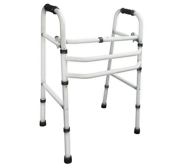 MS Double Bar Height Adjustable Folding Walker
