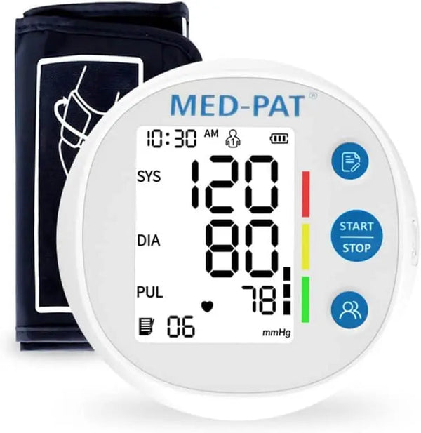 Med-Pat BP-R Round Blood Pressure Monitor – Automatic Digital & FDA Cleared